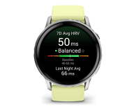 Garmin Venu 4 Silver 45mm z żółtym paskiem - 1363881 - zdjęcie 2